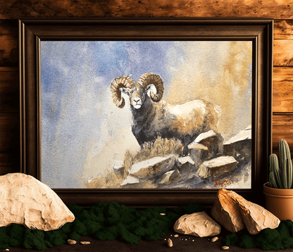 Big Horn Ram - PRINT