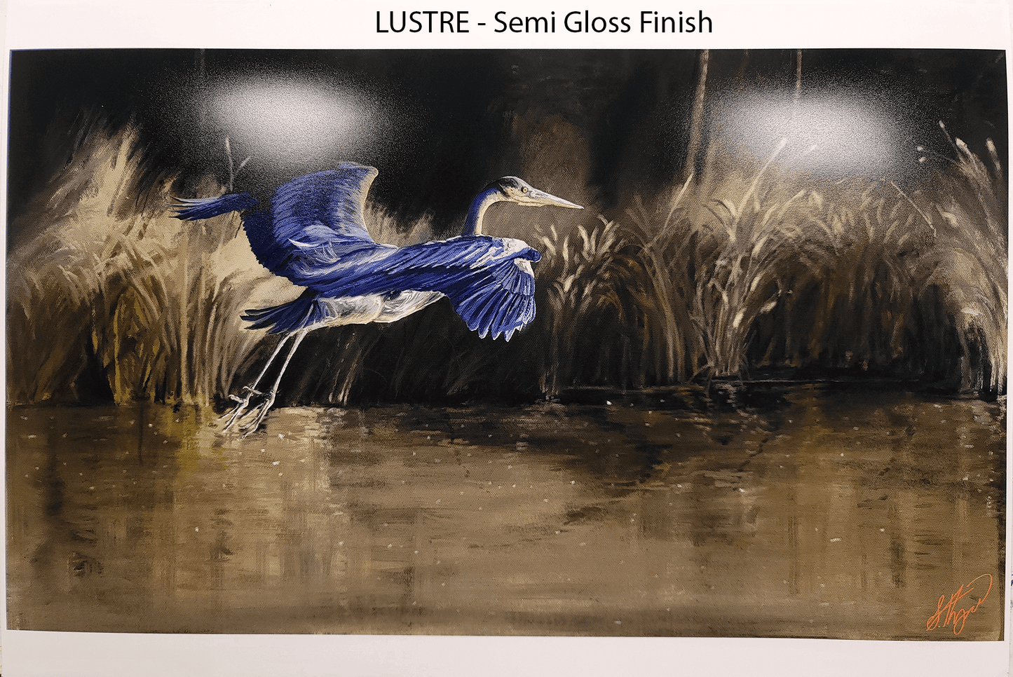 Blue Heron - PRINT